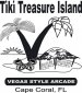 Tiki Island Arcade Beach B&W.jpg