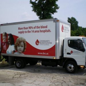 Blood truck. EWWW....