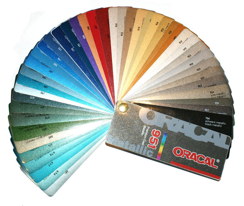 Oracal 951 Color Chart
