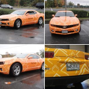 2010 Camaro vehicle wrap