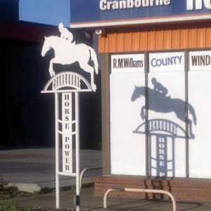 Sign for saddlery Cranbourne, VIC