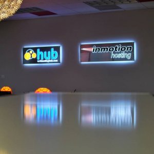 LED Illuminated Lobby Signs