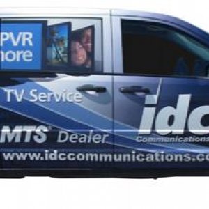 IDC Communications 3/4 wrap. Started at the front door and we matched the print colour to the body colour.

Visit www.xtremesign.ca to see more...