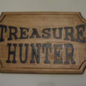 Carved sign using a router
