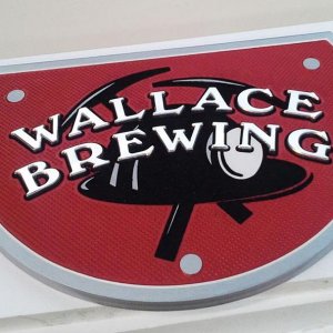 wallace brewing
Routed Painted HDU with black smalts