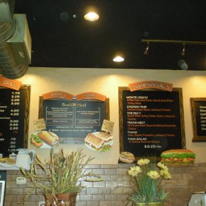 Bagel stores upscale menus