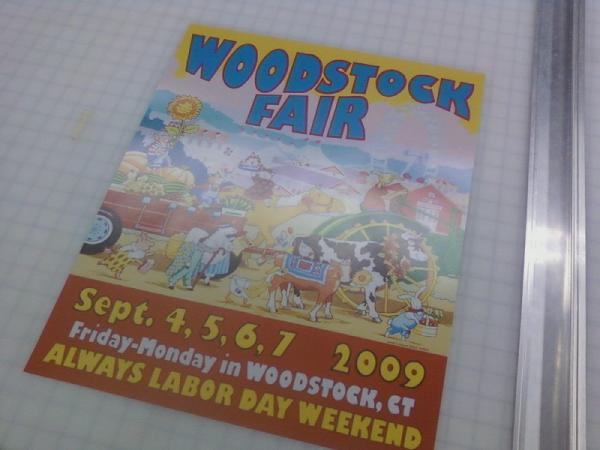 '09 Woodstock Fair poster finished