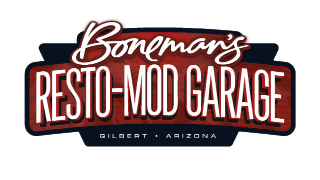 Boneman's Resto-Mod Garage: T-Shirt/Sign