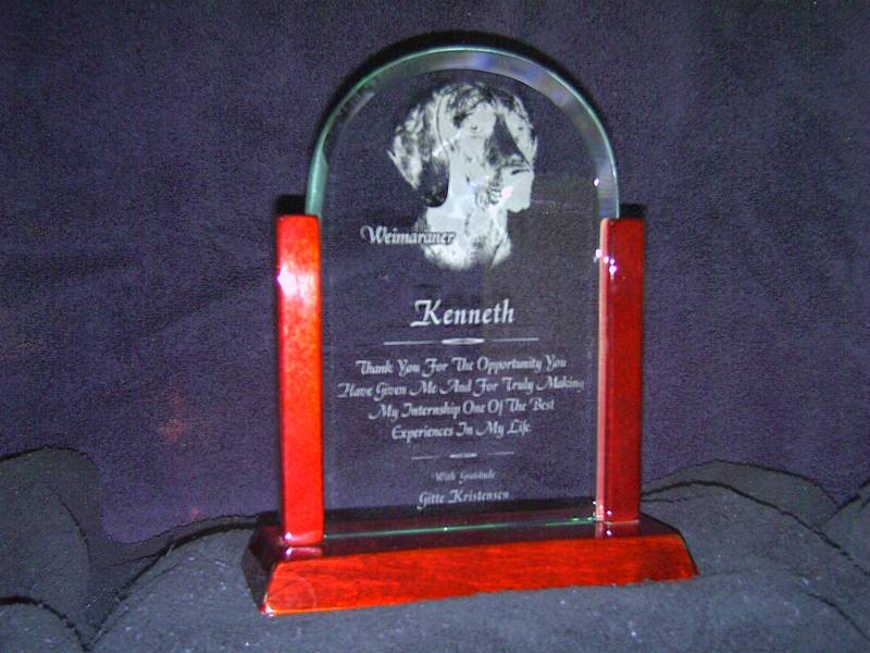 Glass Appreciation Award