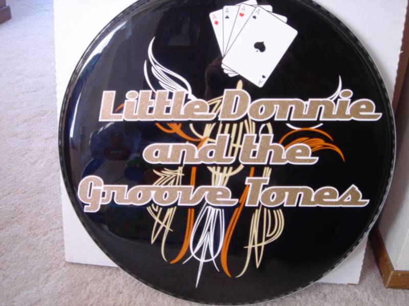 Little Donnie & the Groove-Tones Bass Drum Head