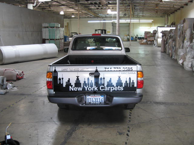 new york carpets truck graphics