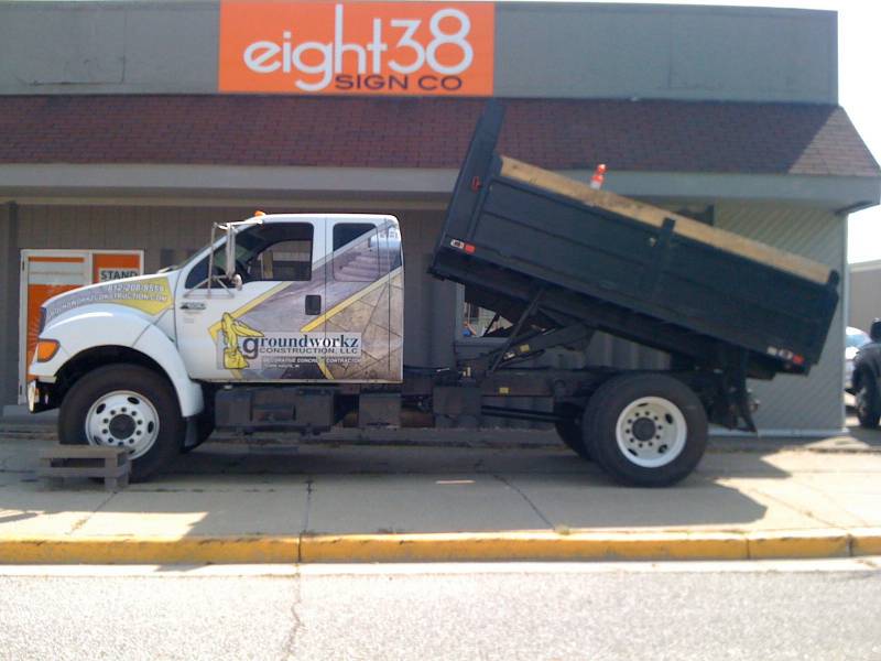 Partial Vehicle Wrap - Eight38 Sign Co.