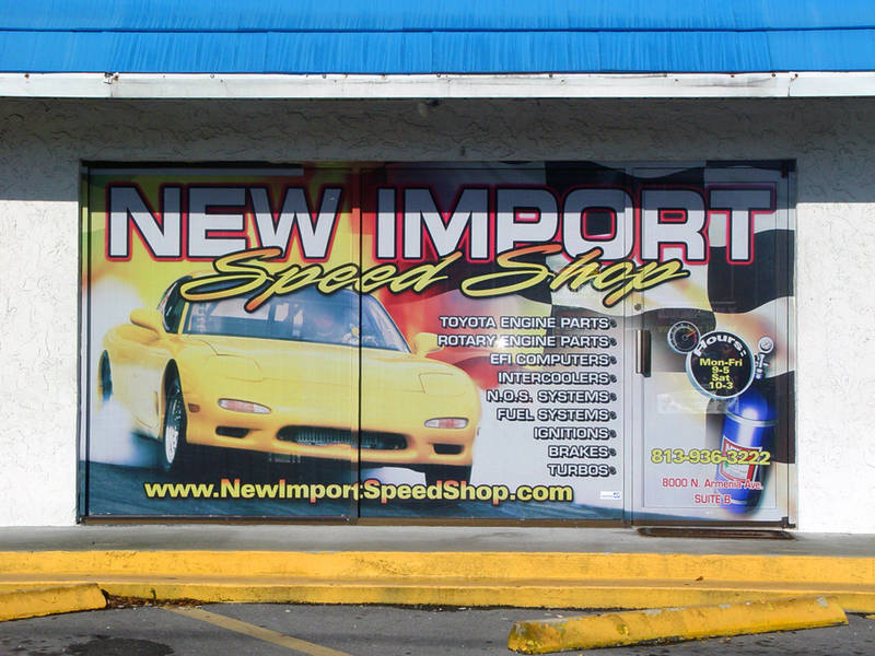 speed shop store front