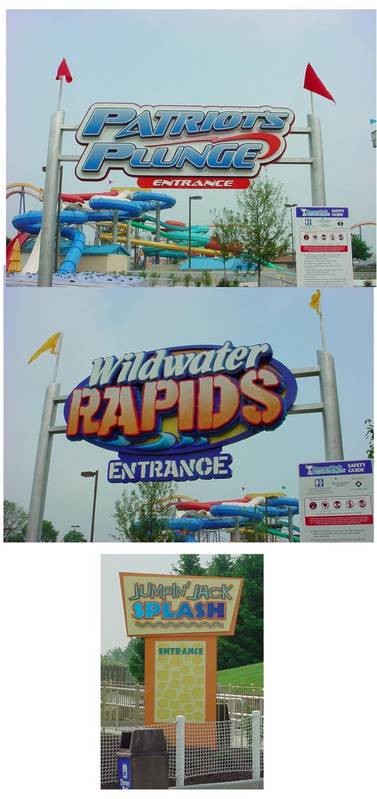 Waterpark Signs